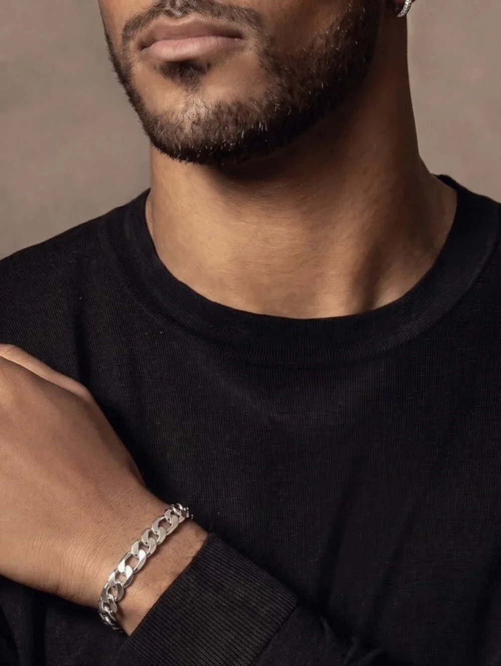 925 Silver Cuban Link Bracelet